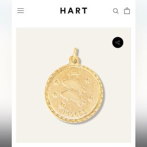 Hart Pisces Charm